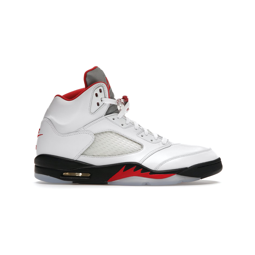 Jordan 5 Retro Fire Red Silver Tongue (2020)