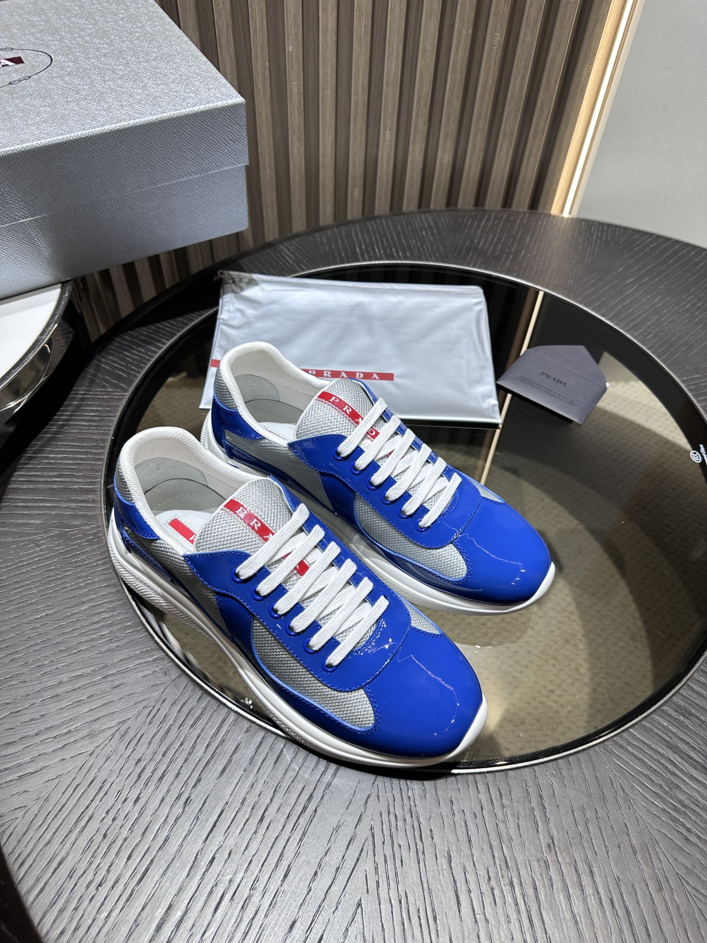 Prada America’s Cup Blue Silver 4E3400_ASZ_F0X8Y_F_G000