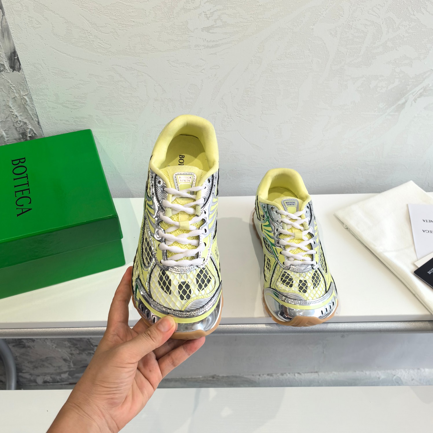 Bottega Veneta Orbit Yellow