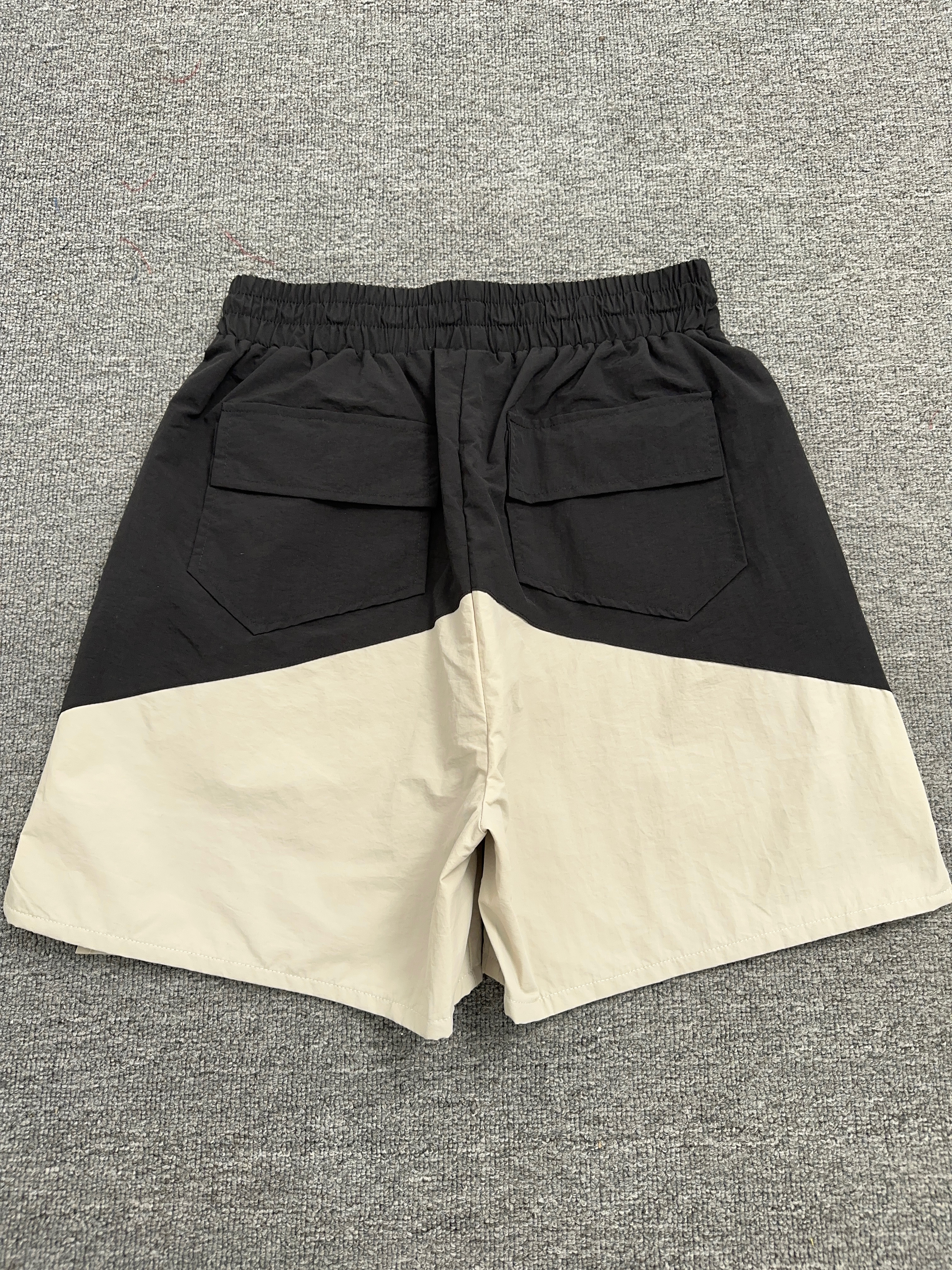 Rhude Cupro Yachting Shorts Black/White