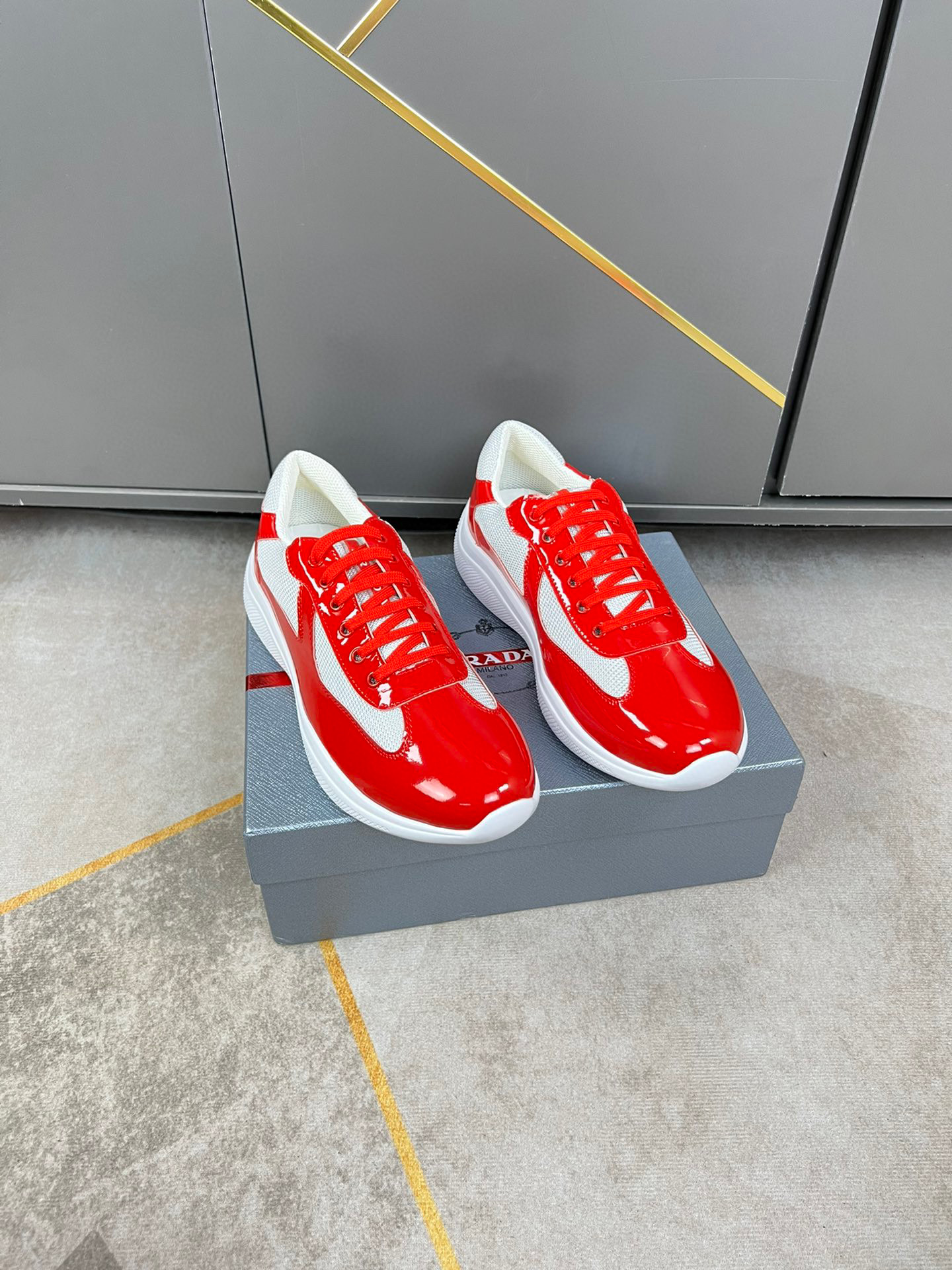 Prada America’s Cup Red Silver 4E3400_ASZ_F0F5C/4E3400_ASZ_F0F5C_F_G000