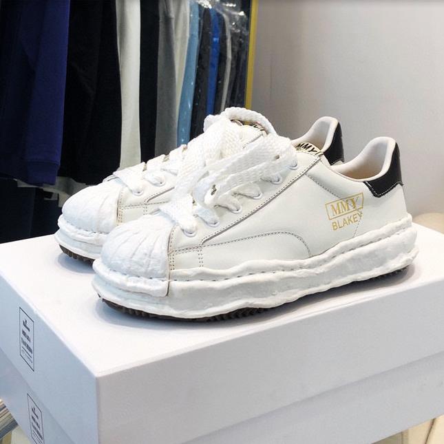 Maison Mihara Yasuhiro Blakey OG Sole Leather Low White A06FW702
