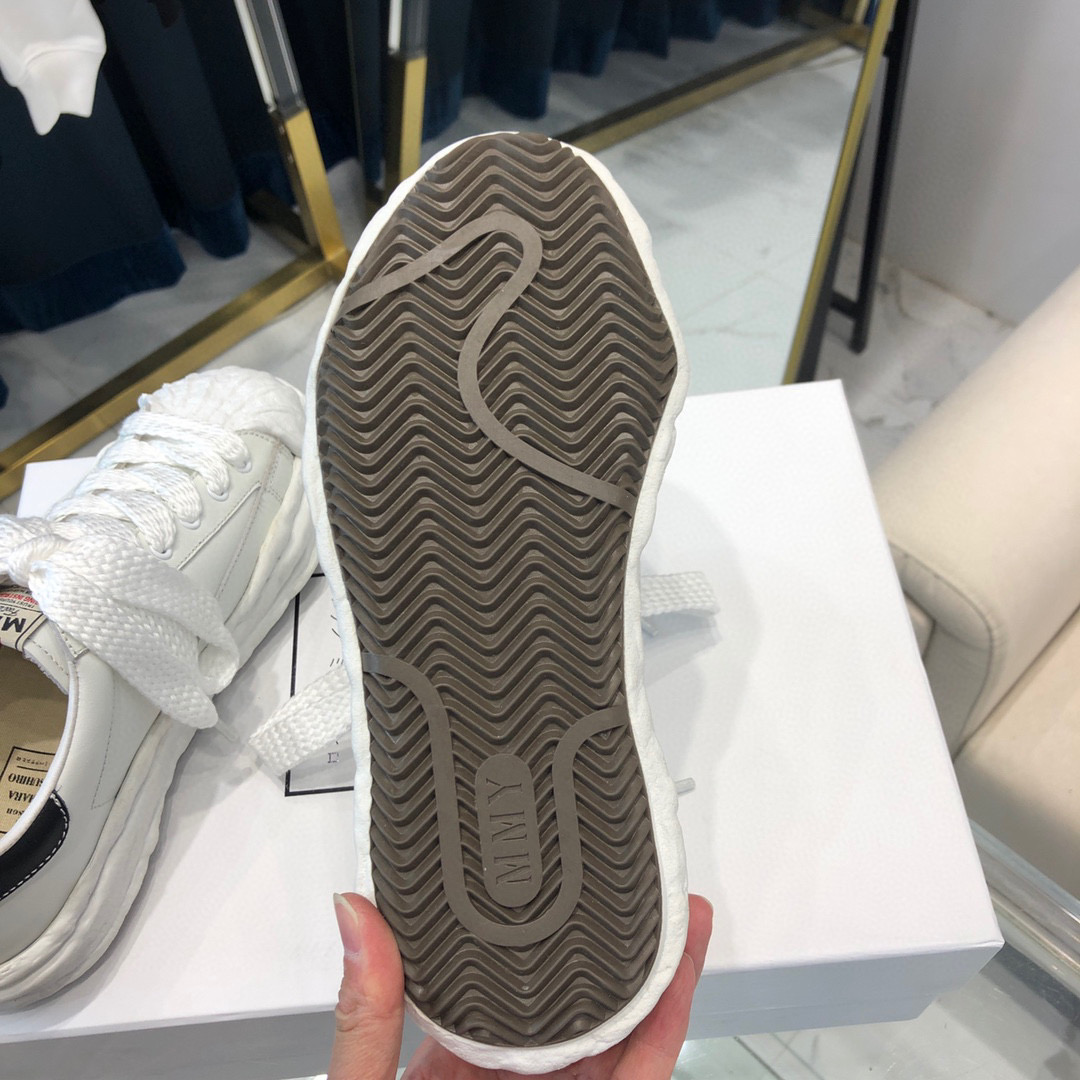 Maison Mihara Yasuhiro Blakey OG Sole Leather Low White A06FW702