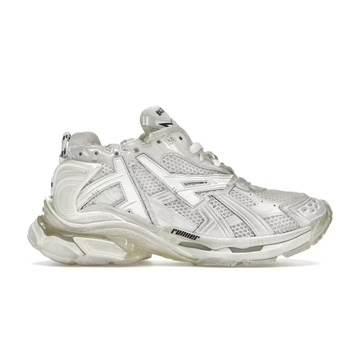 Balenciaga Runner Leather Free White