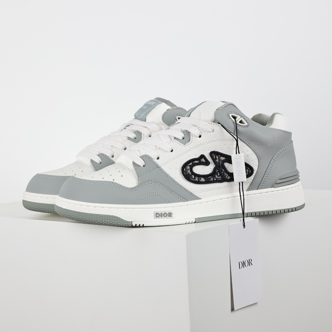 Dior B57 Mid Dior Oblique Grey White 3SN318ZXU H860
