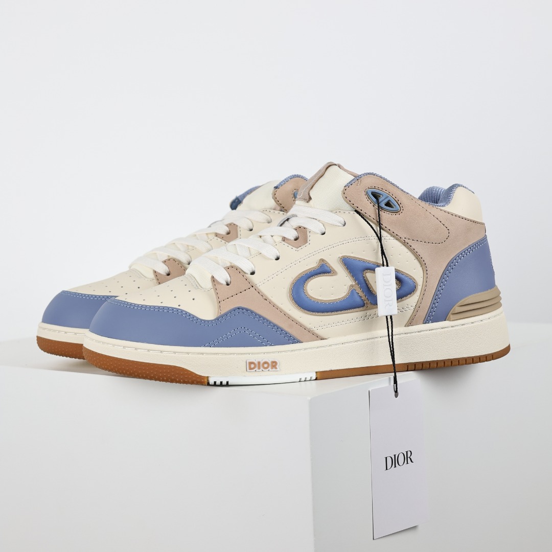 Dior B57 Mid Dior Oblique Cream Blue 3SH141ZXT H554