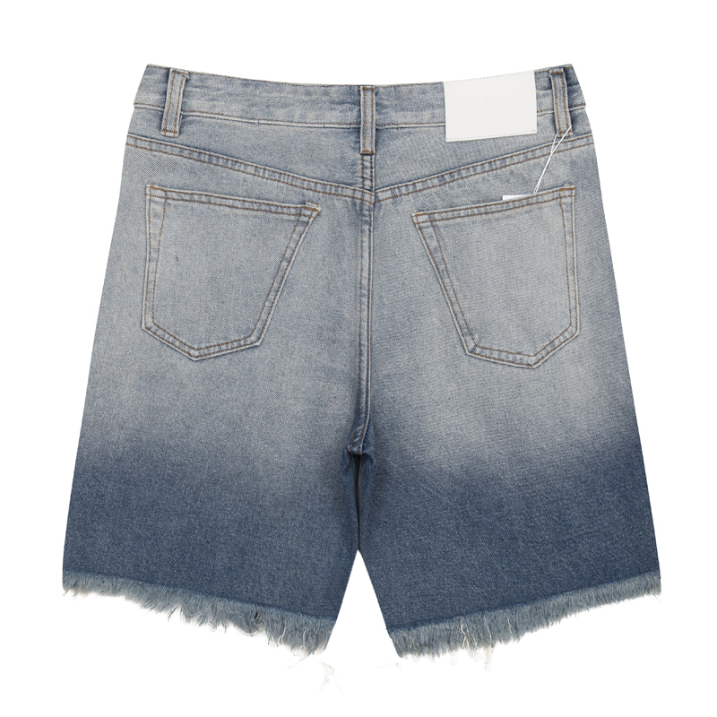 Gallery Dept. Ripped Fringe Denim Shorts 622#