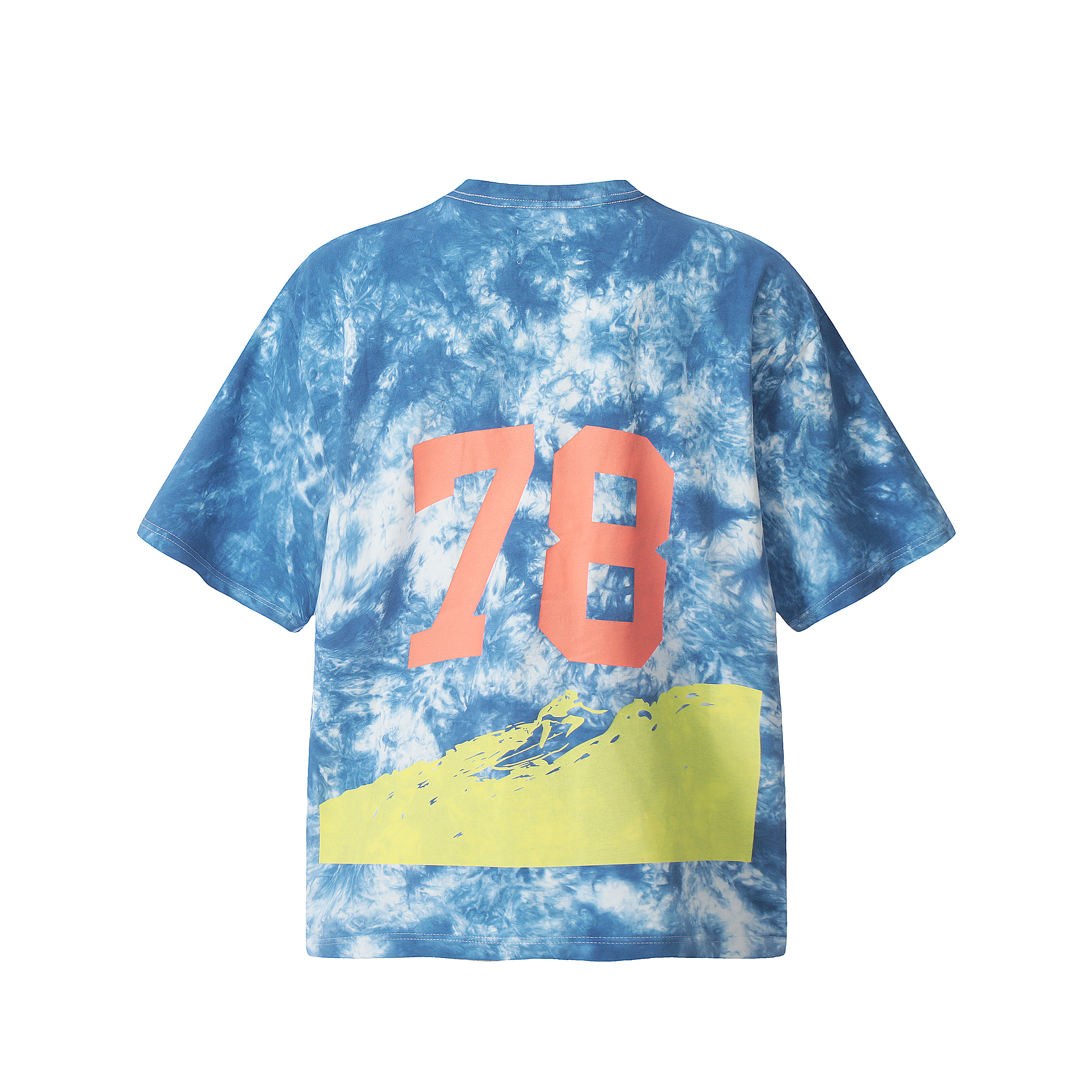 Gallery Dept. Tie-dye Washed T-shirt Blue D99