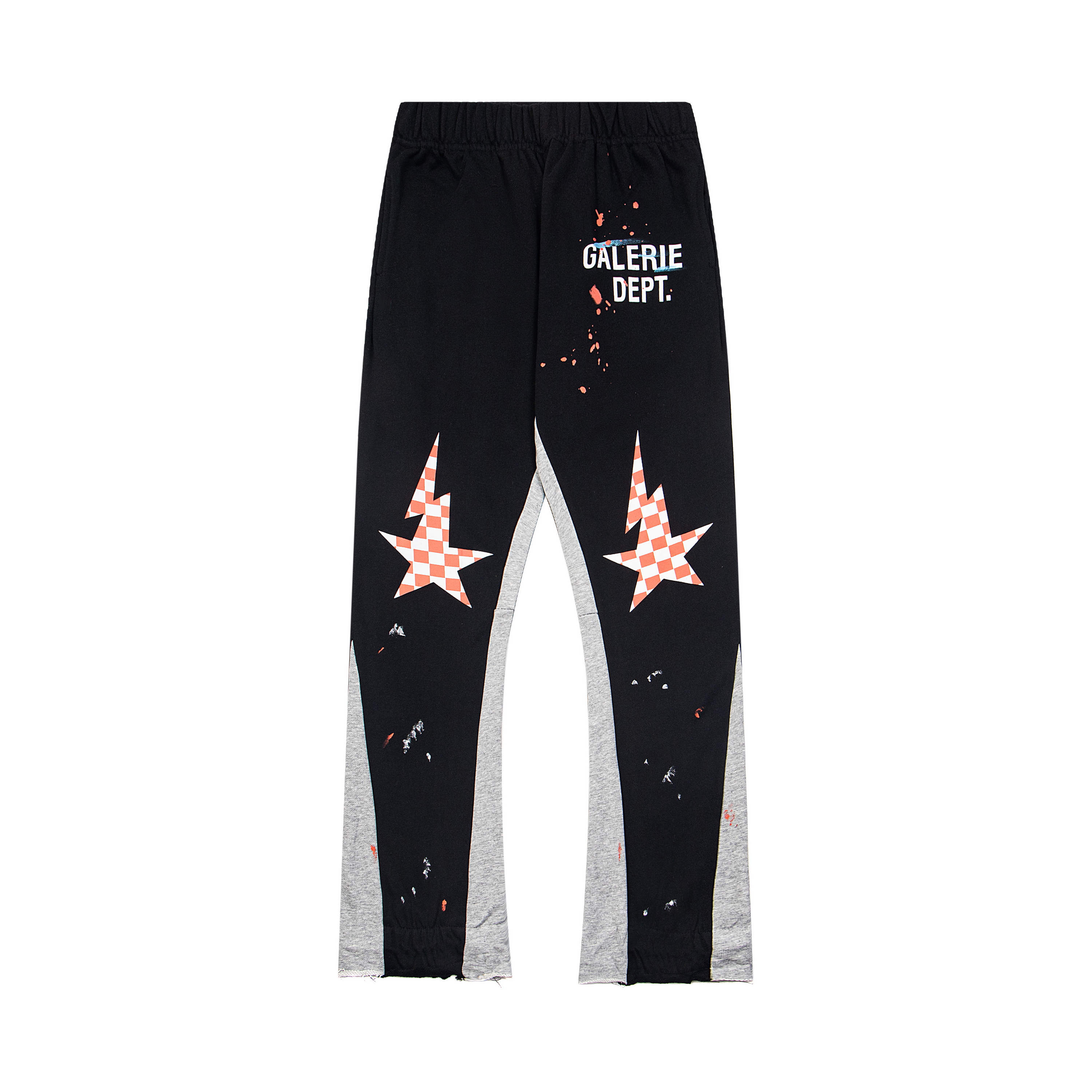 Gallery Dept. Splash Ink Sweatpants Black G466#