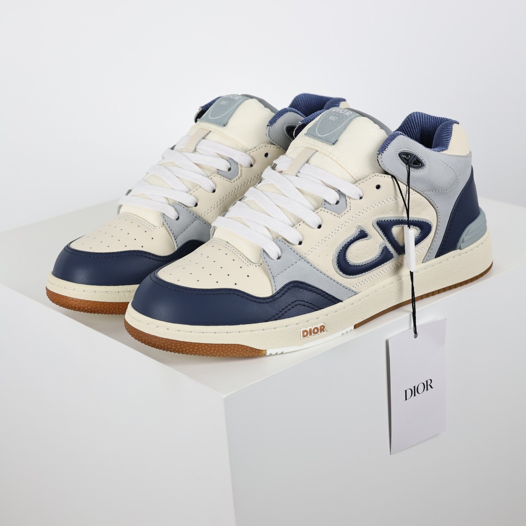 Dior B57 Mid Dior Oblique Blue Beige 3SH141ZXT H561