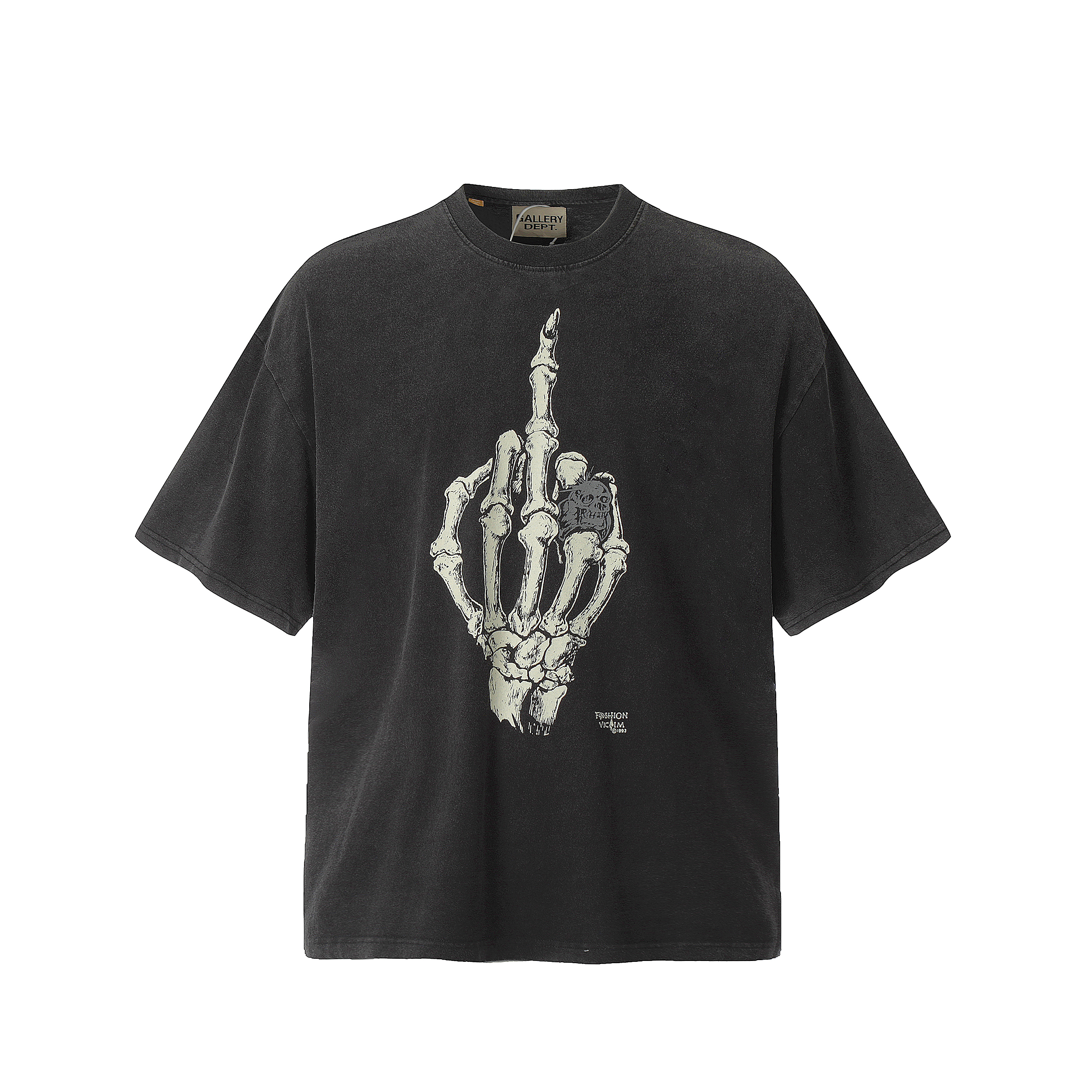 Gallery Dept. Print T-shirt Black D48