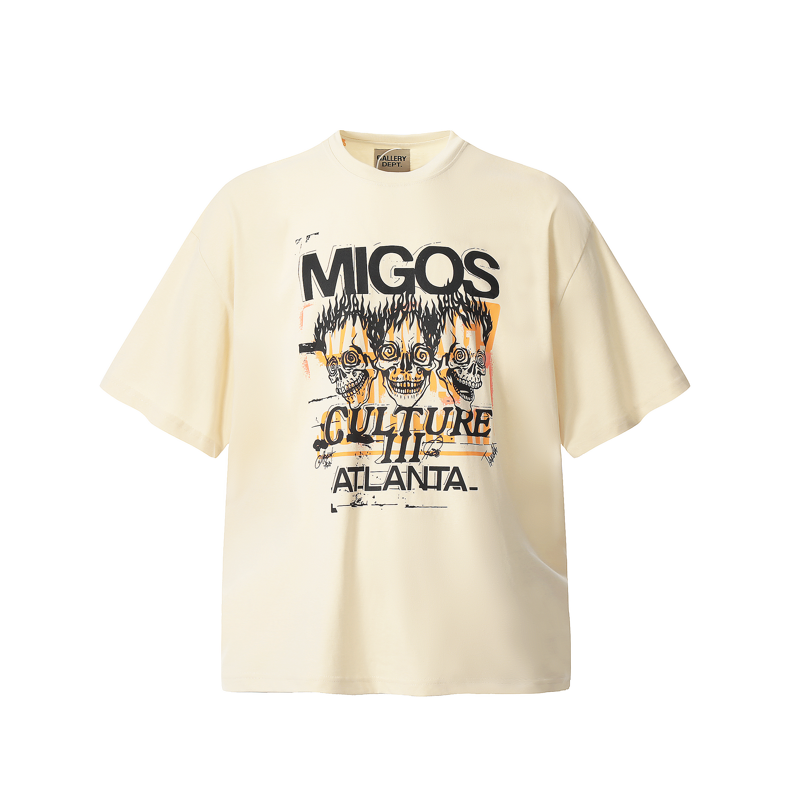 Gallery Dept. Print Washed Beige T-shirt D42