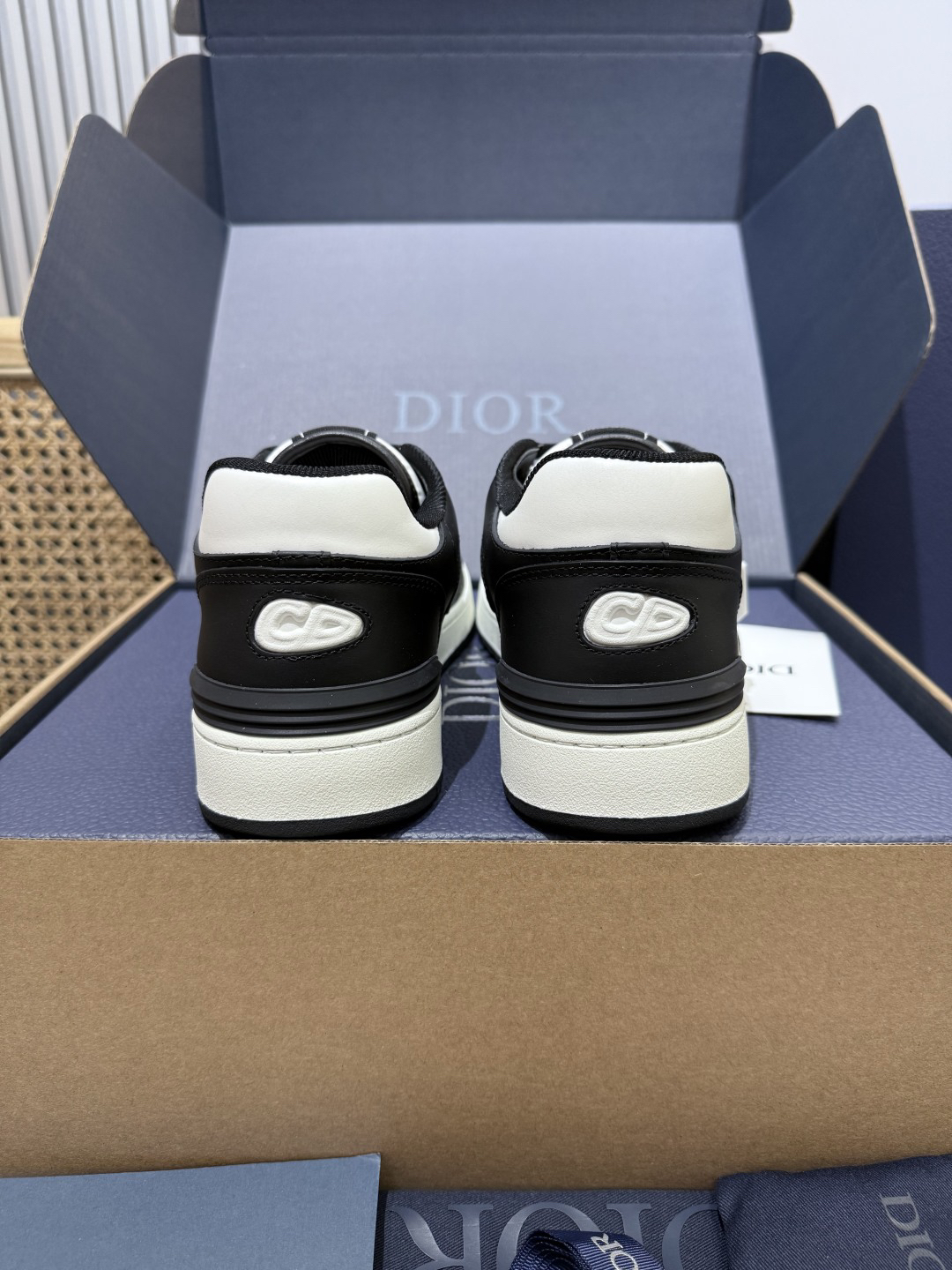 Dior B57 Low Dior Oblique Black White 3SN318ZXU_H960
