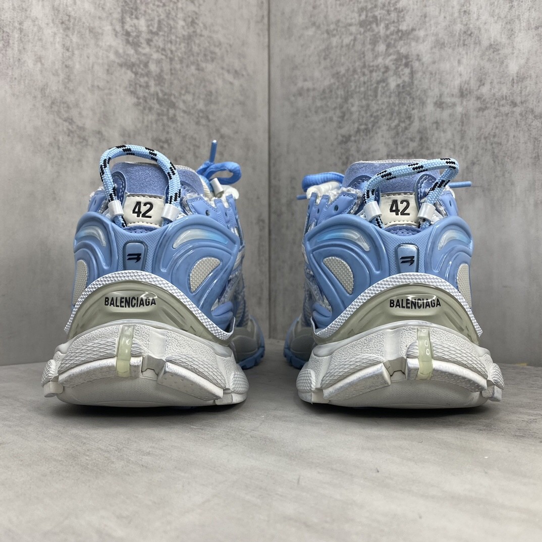 Balenciaga Runner White Light Blue 677402-W3RB2-9744