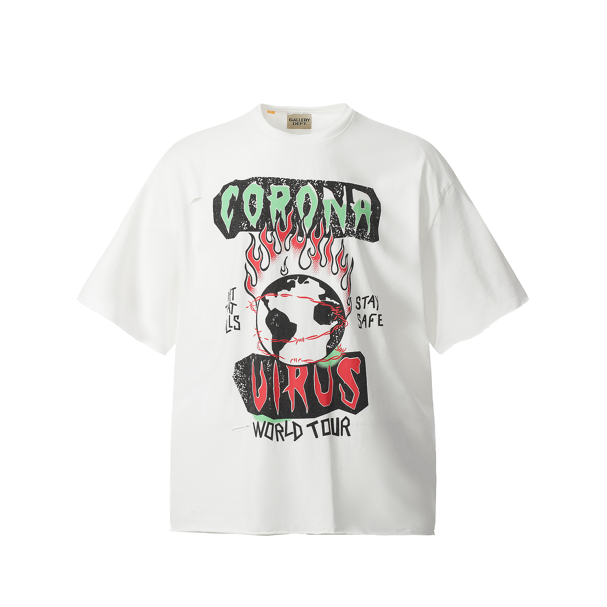 Gallery Dept. Print T-shirt Washed Black D25