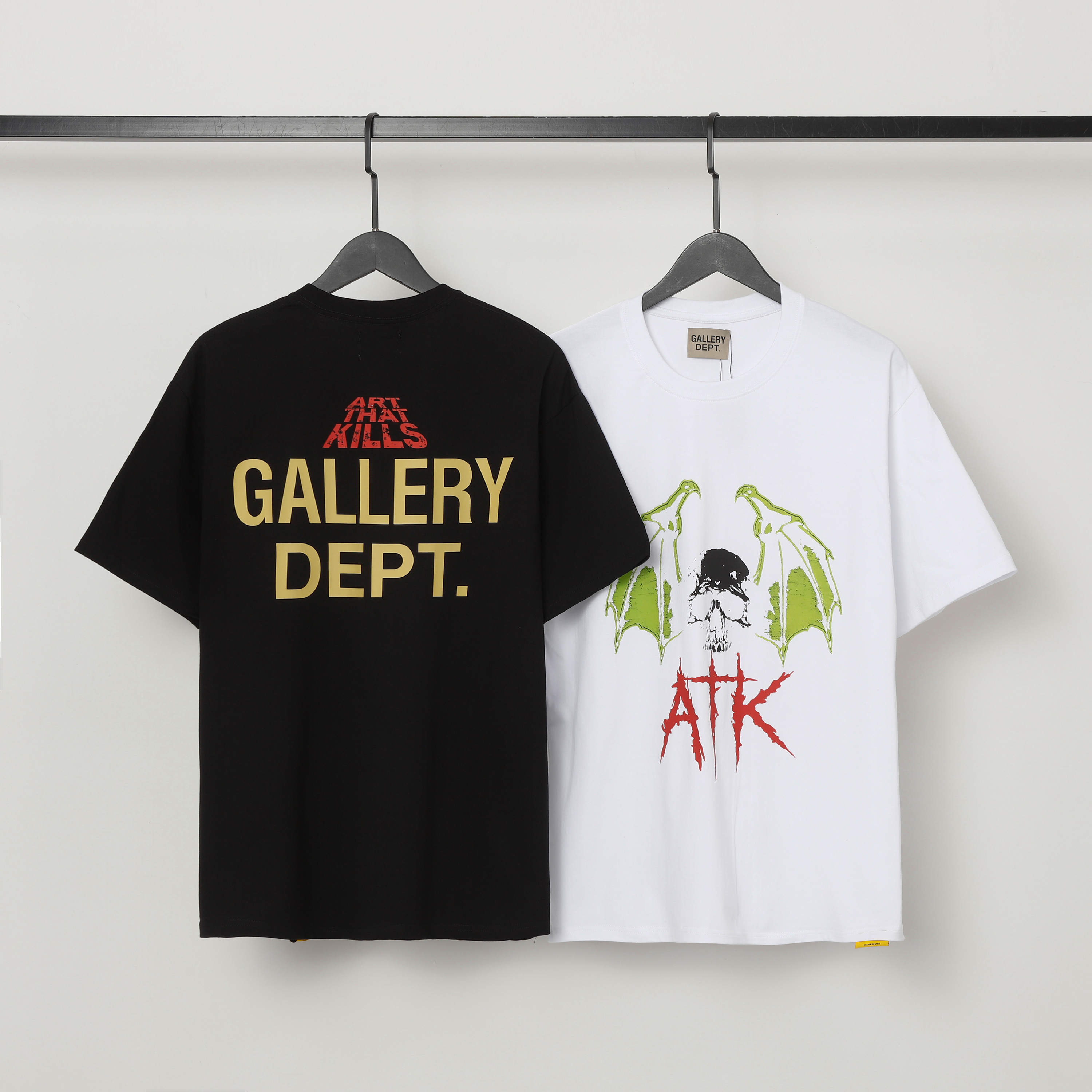 Gallery Dept. Print T-shirt White D3286