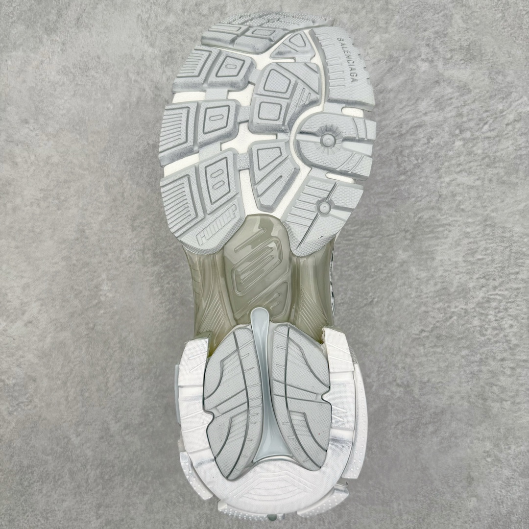Balenciaga Runner White Grey Silver 677402W3RBL8100