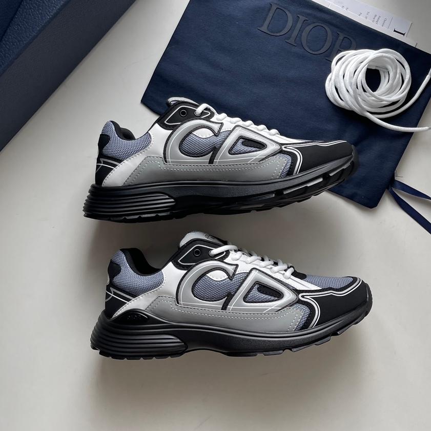 Dior B30 Blue Mesh with Gray White and Black 3SN279ZRB_H068