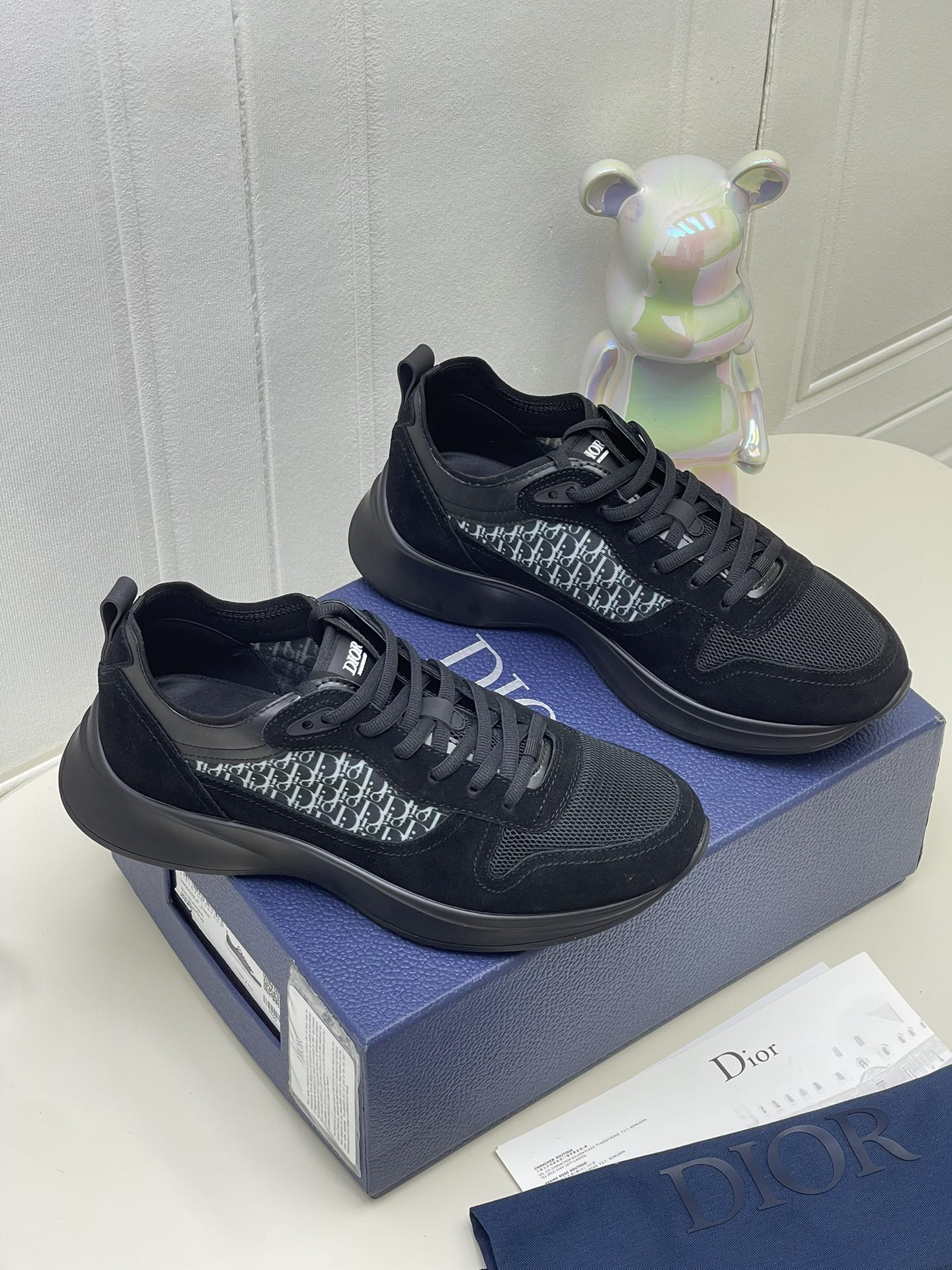 Dior B25 Runner Black Green 3SN283YUH_H900