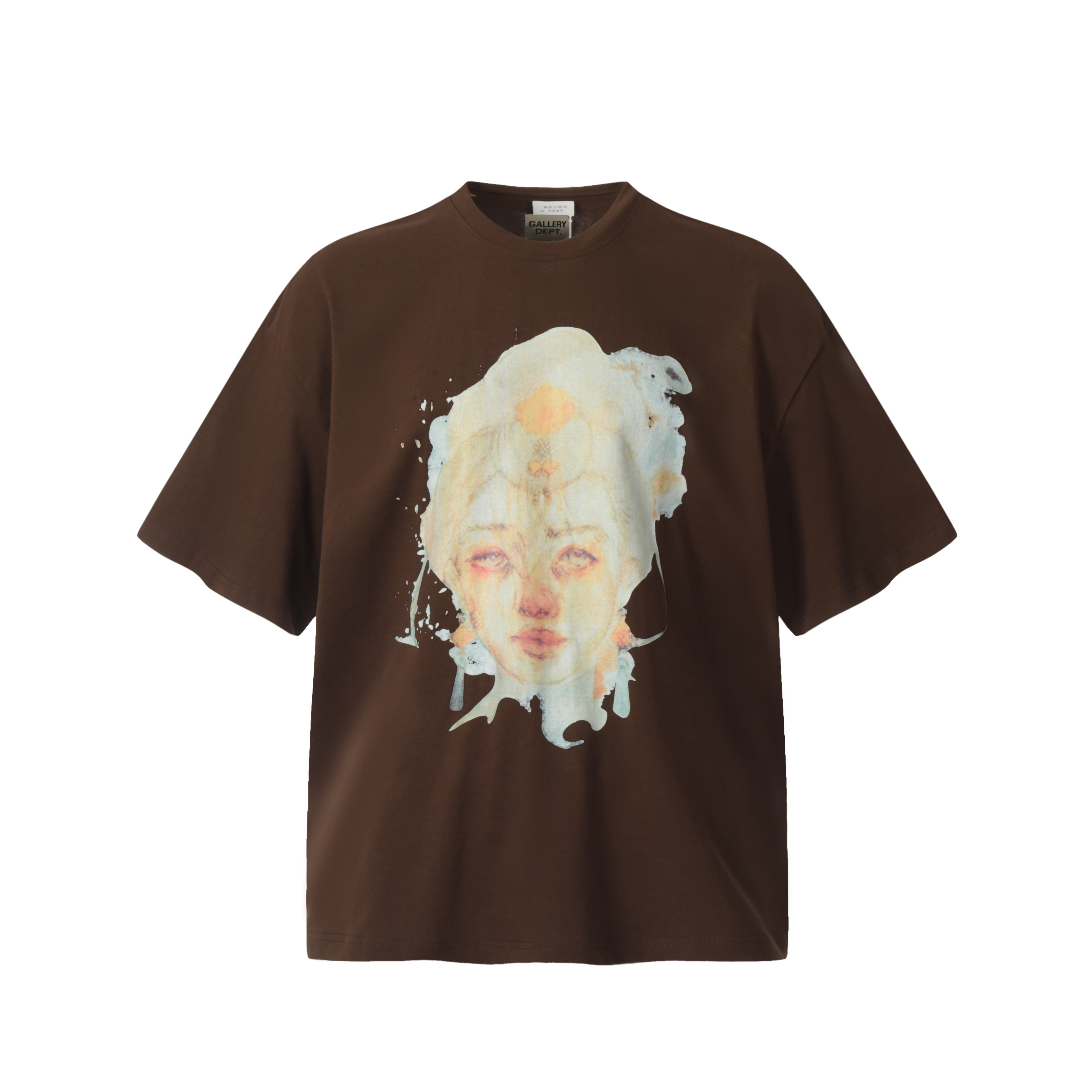 Gallery Dept. Print T-shirt Brown D87