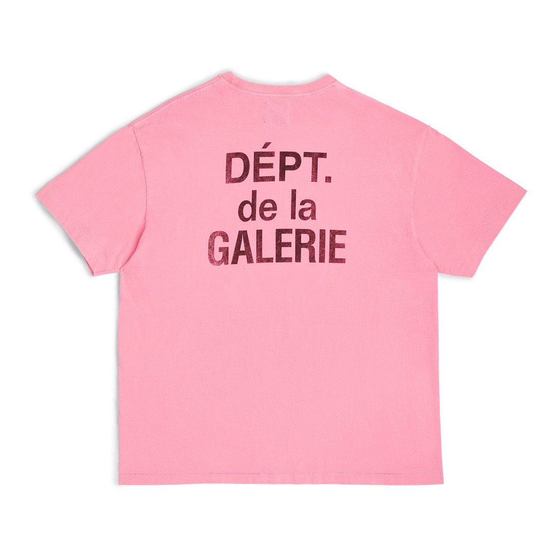 Gallery Dept. French T-shirt Flo Pink  FT-1056