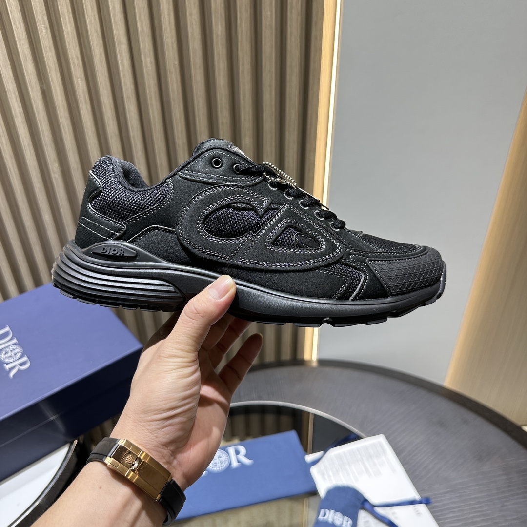 Dior x Stone Island B30 Sneaker Black 3SN279ZAN_H900