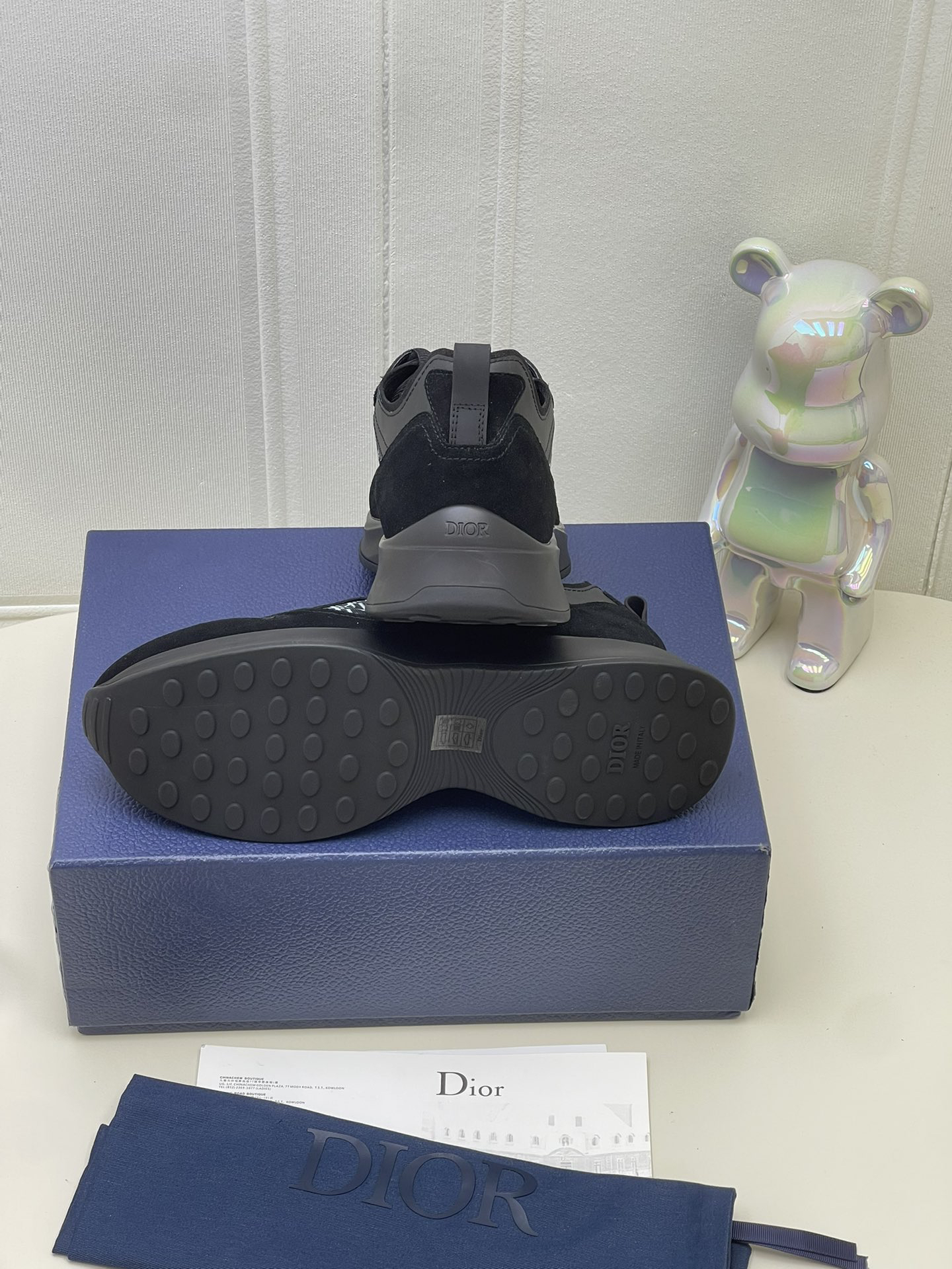 Dior B25 Runner Black Green 3SN283YUH_H900