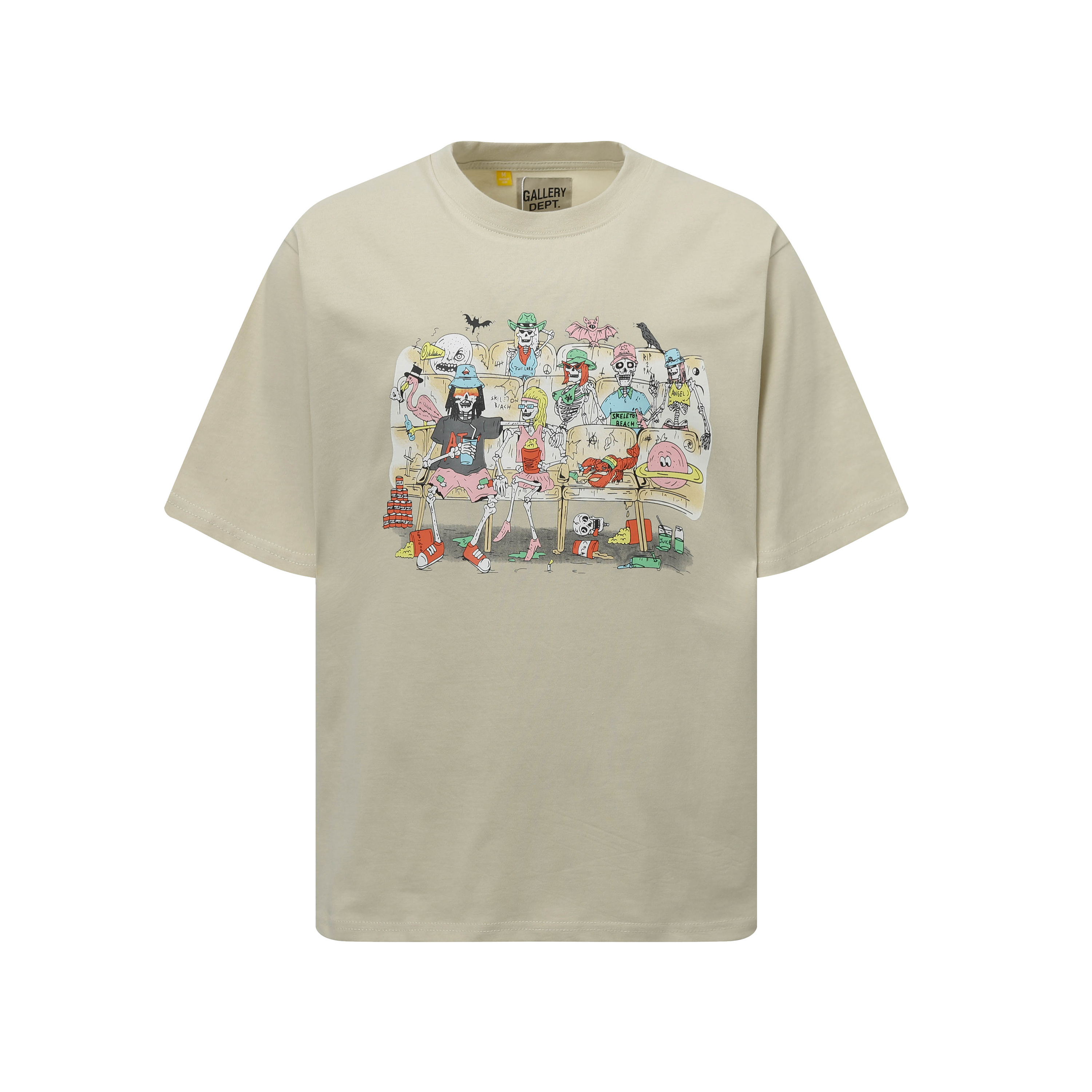 Gallery Dept. Print T-shirt Black D3299