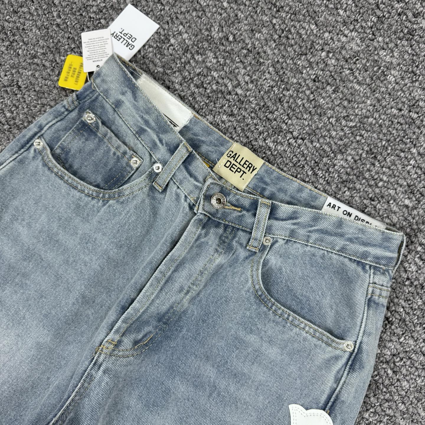 Gallery Dept. Gallery Dept. x Chrome Hearts Washed Denim Jeans H771