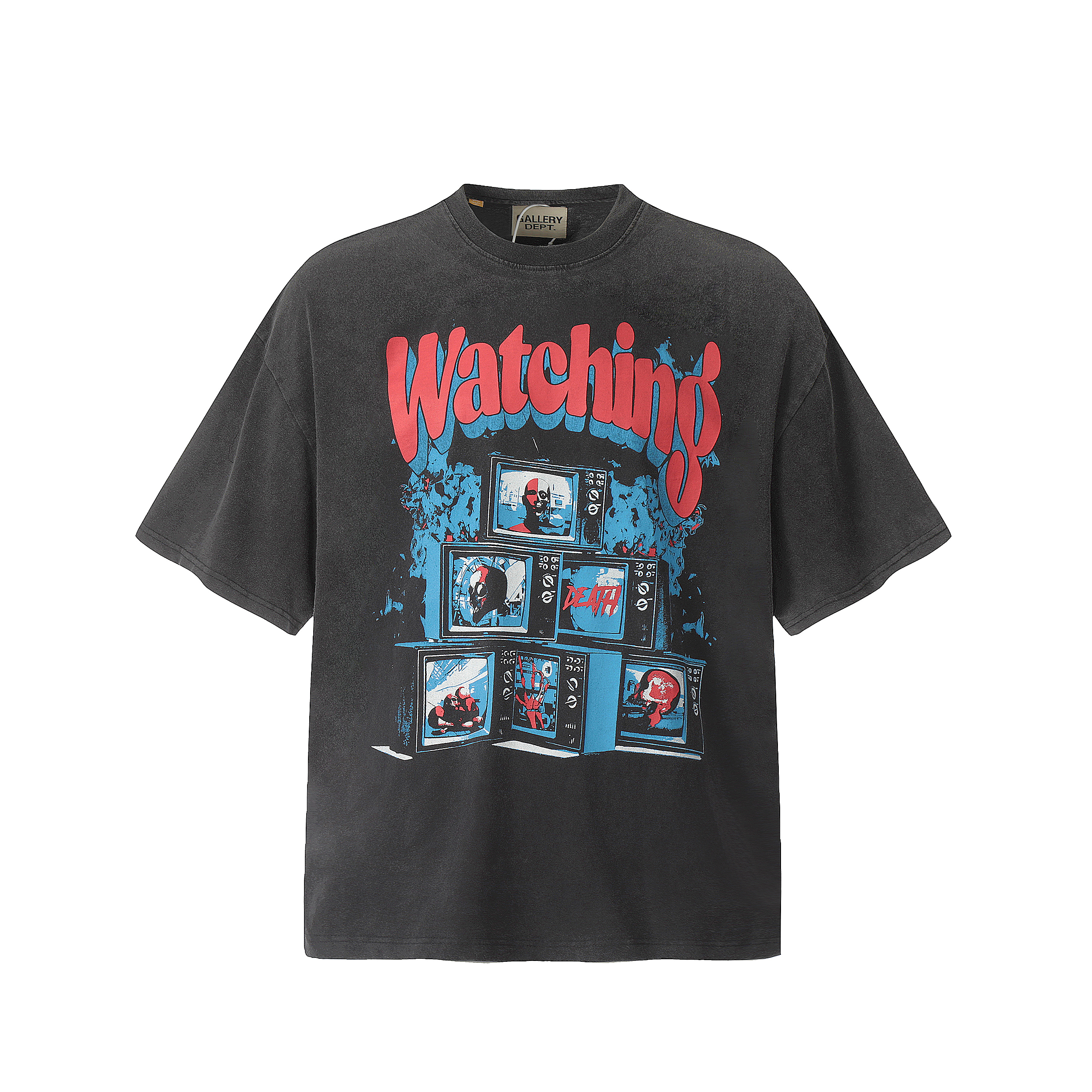 Gallery Dept. Print T-shirt Black D88