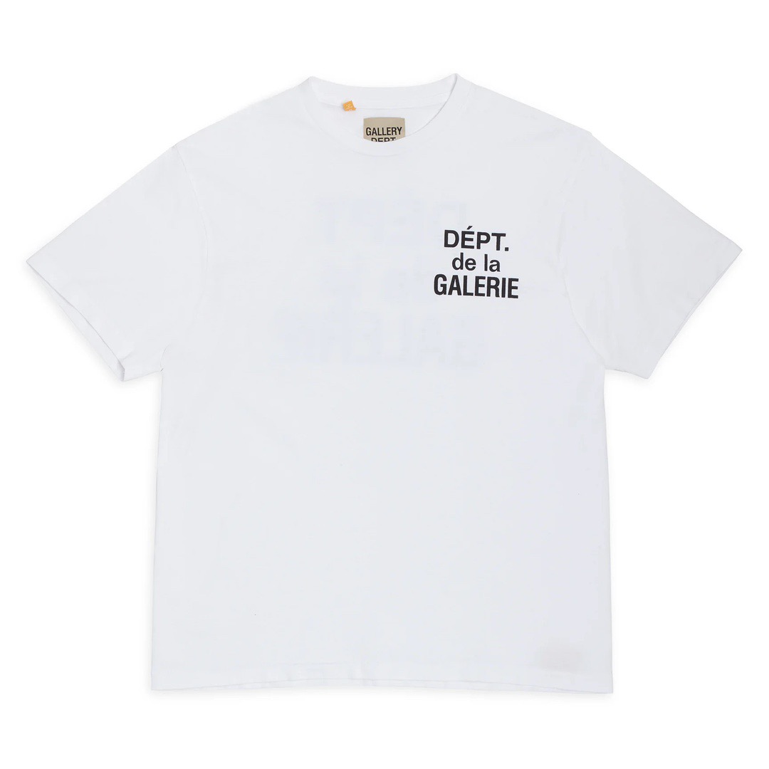 Gallery Dept. French T-shirt White/Black FT-1030