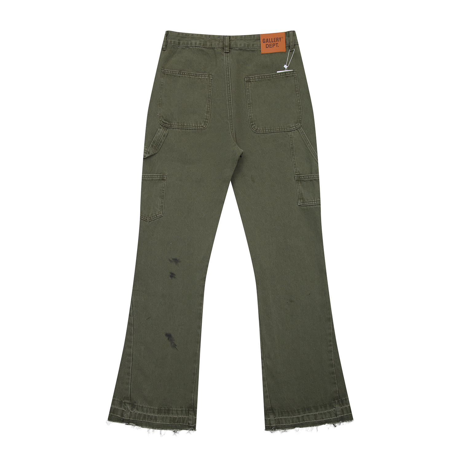 Gallery Dept. Splash Ink Wash Jeans Olive YC00135