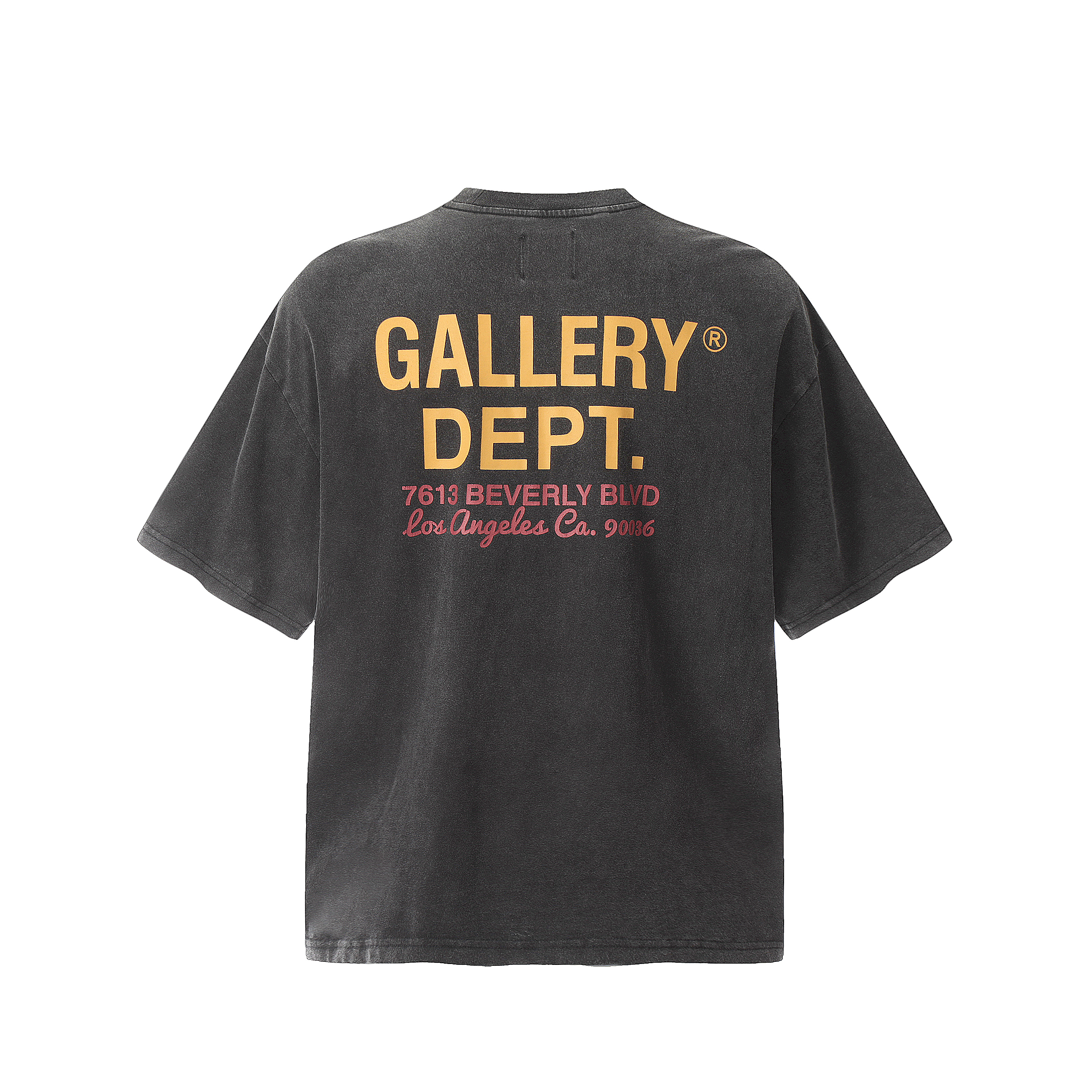 Gallery Dept. Print Washed Black T-shirt D27