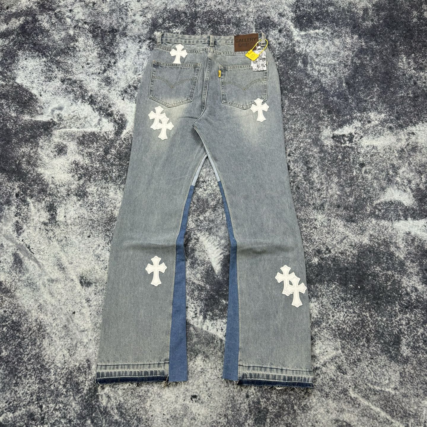 Gallery Dept. x Chrome Hearts Washed Denim Jeans H730