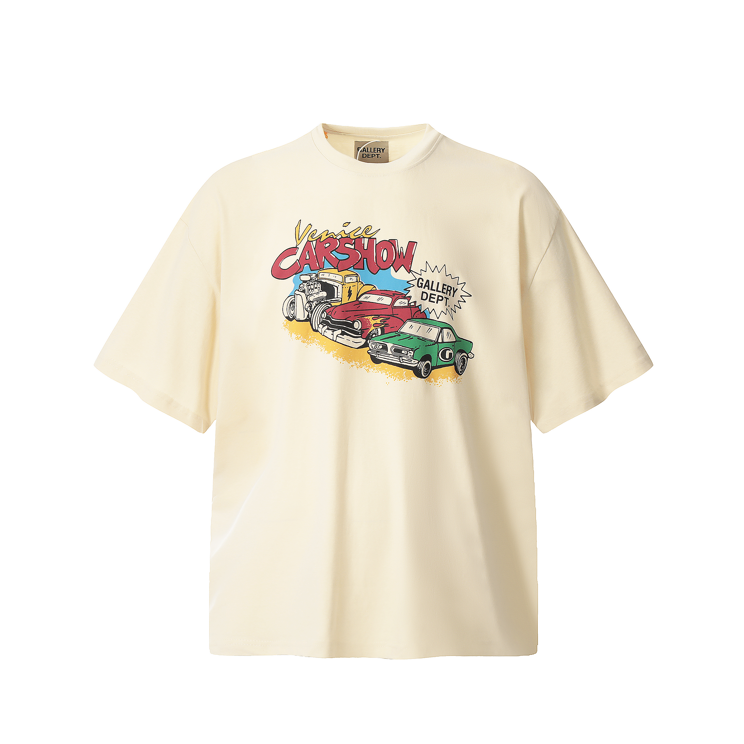 Gallery Dept. Print Washed Beige T-shirt D27