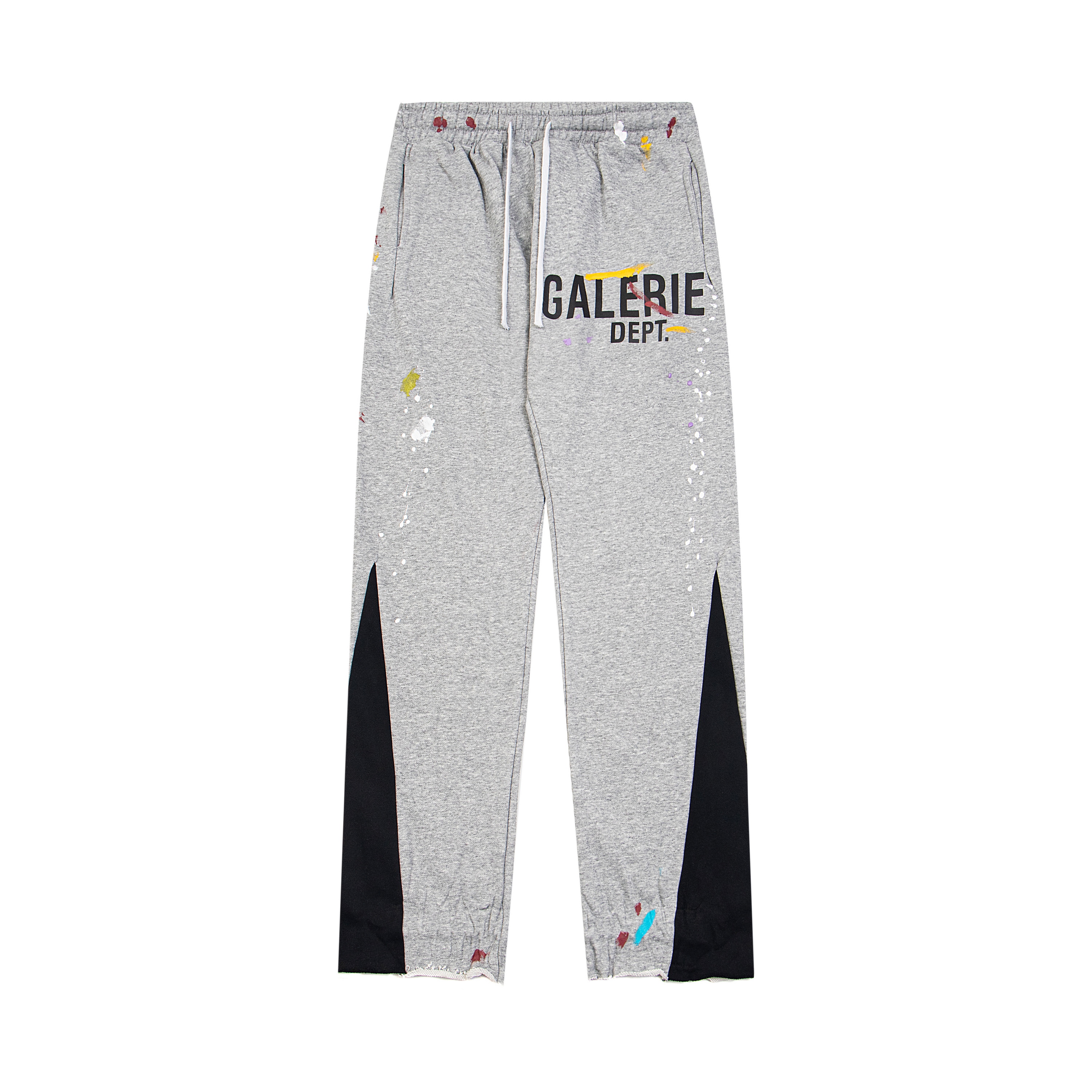 Gallery Dept. Splash Ink Spliced Sweatpants Grey G461#