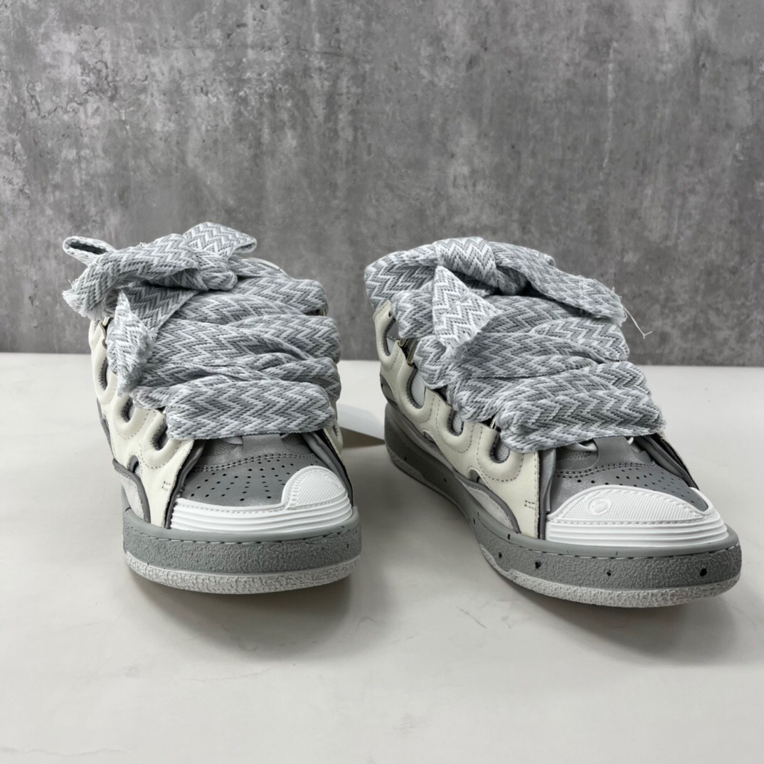 Lanvin Curb Sneaker Grey White