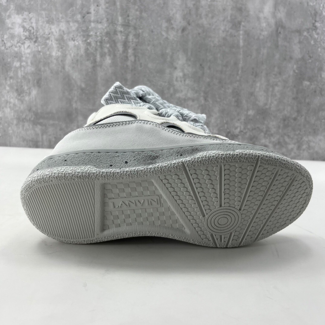 Lanvin Curb Sneaker Grey White