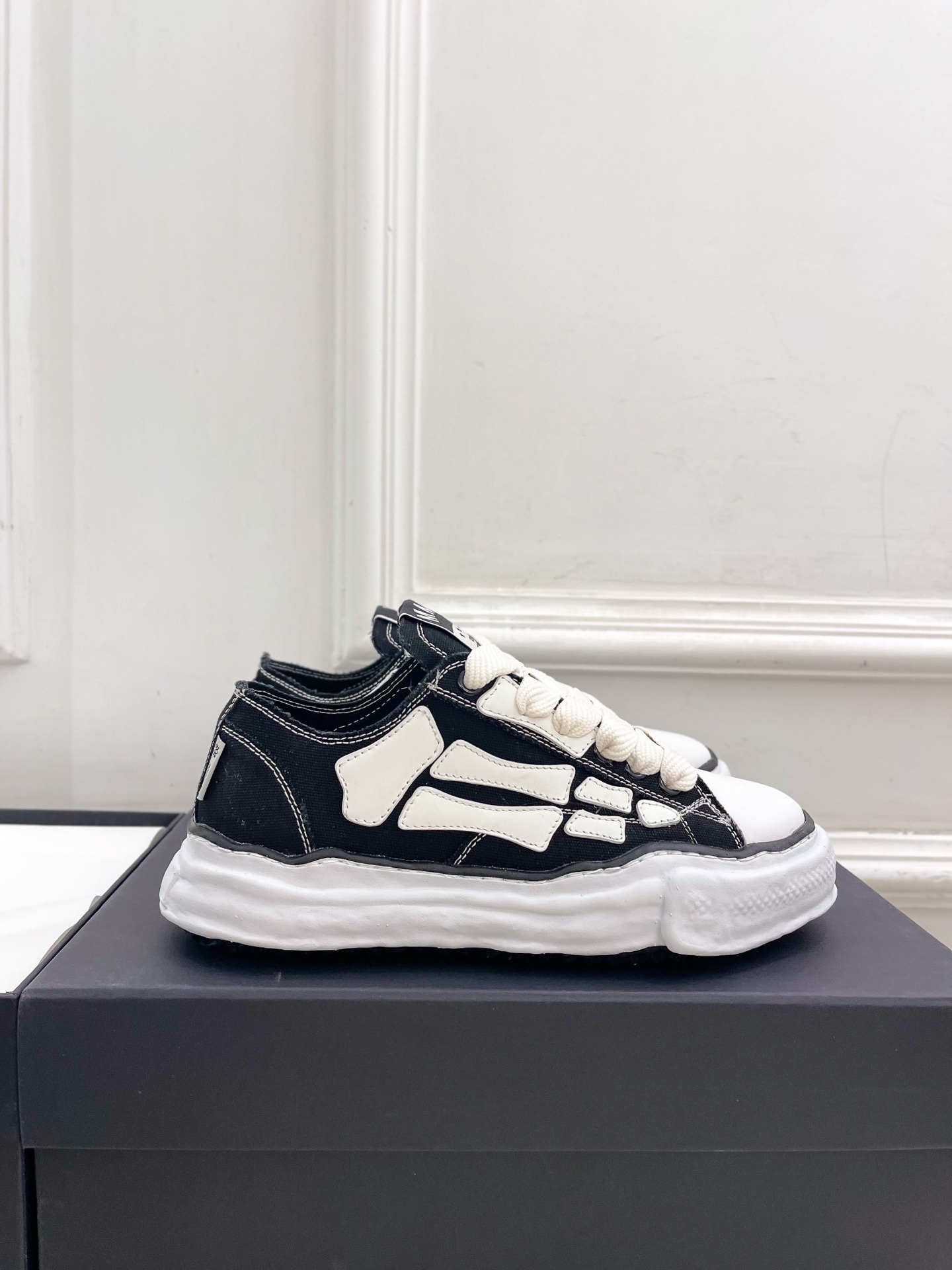 AMIRI MMY Bones x Maison MIHARA YASUHIRO Black AMFOSR1076-001 / C13FW701-BLK