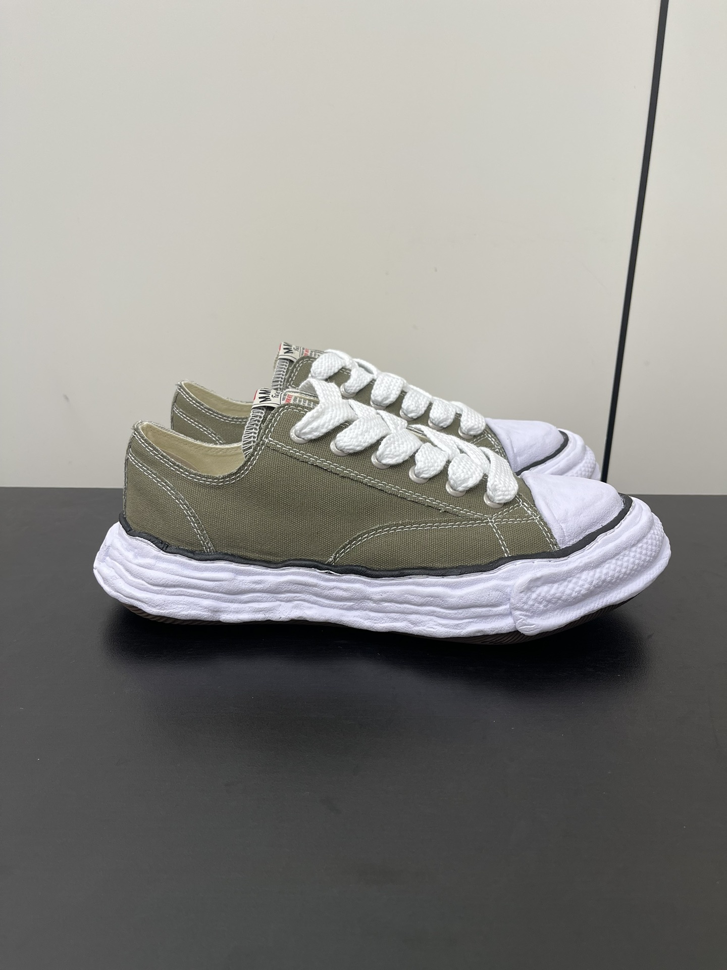 Maison Mihara Yasuhiro Peterson 23 OG Sole Canvas Low Green A11FW702-GRN