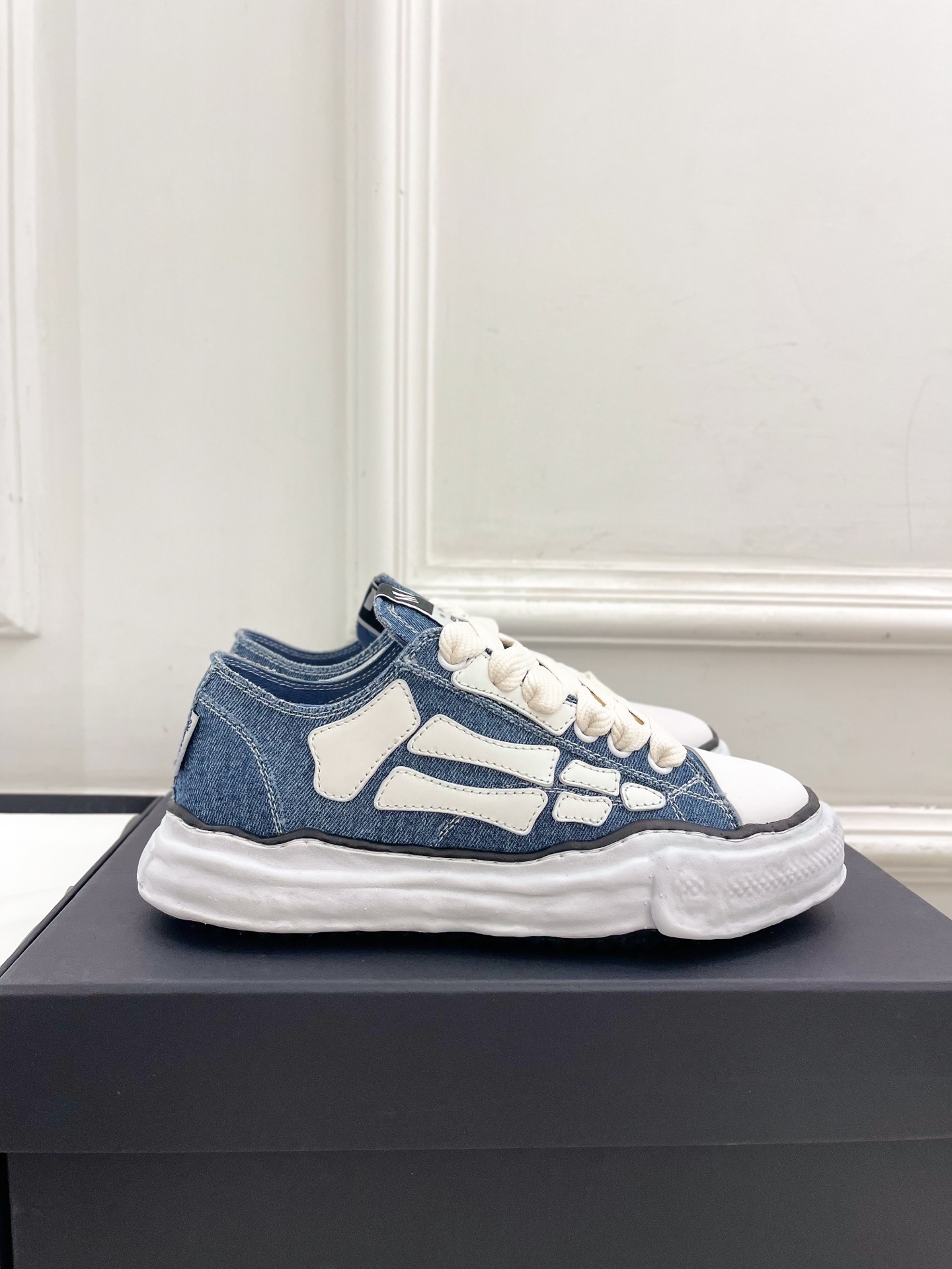 AMIRI MMY Bones x Maison MIHARA YASUHIRO Denim Blue AMFOSR1076-001