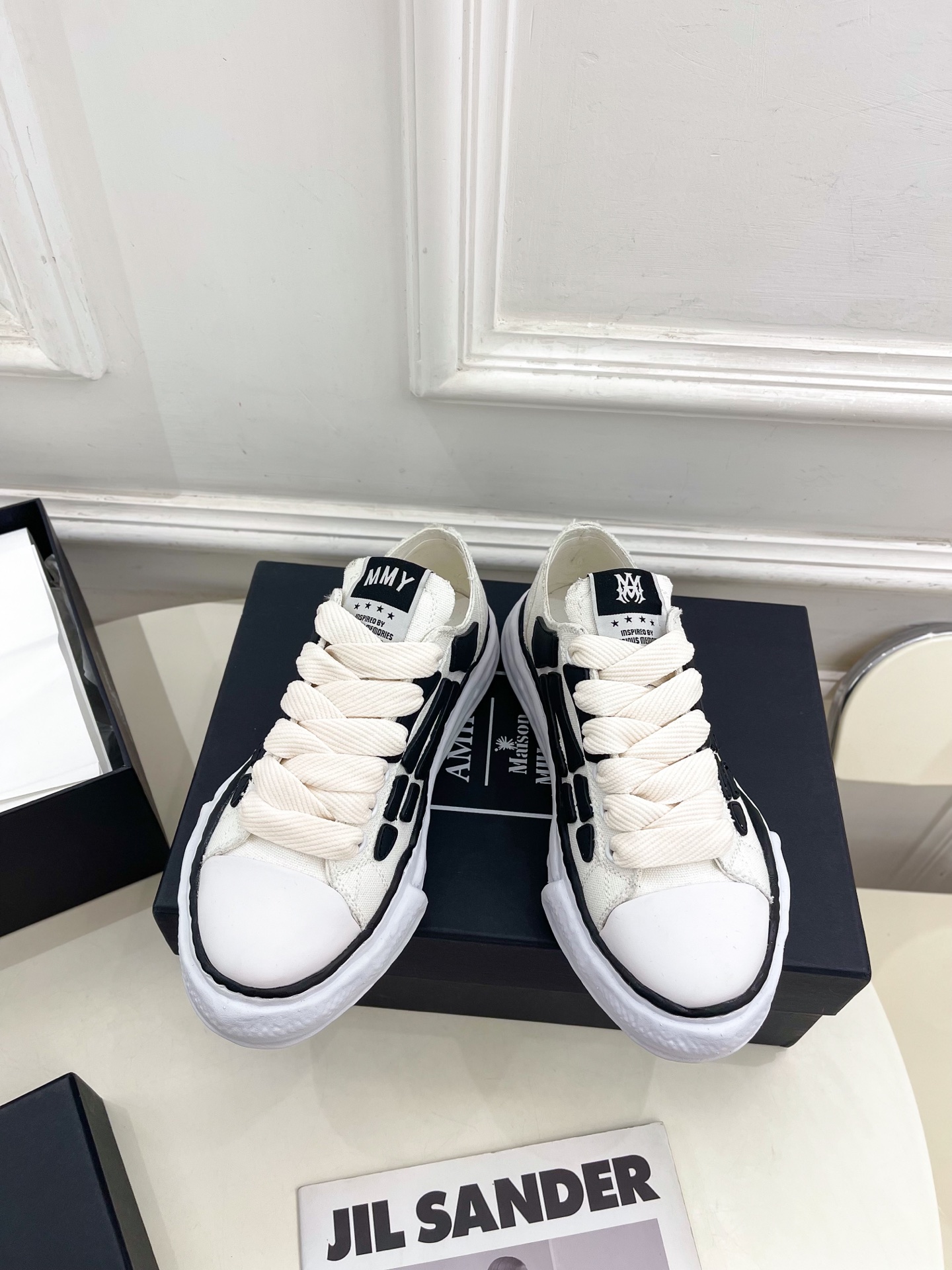 AMIRI MMY Bones x Maison MIHARA YASUHIRO Alabaster AMFOSR1076-271