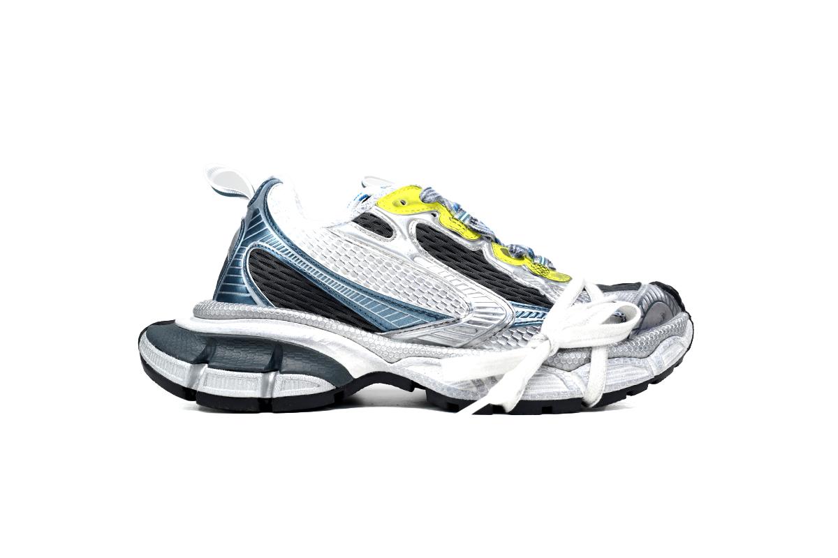 Balenciaga 3XL White Silver Black Blue 734731 W3XL5 9047