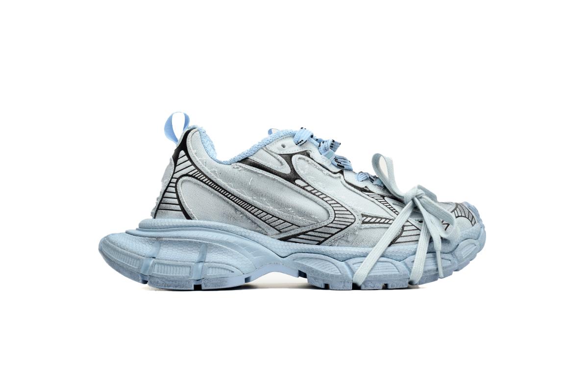 Balenciaga 3XL Black Light Black Blue 734731 W3XL5 0521