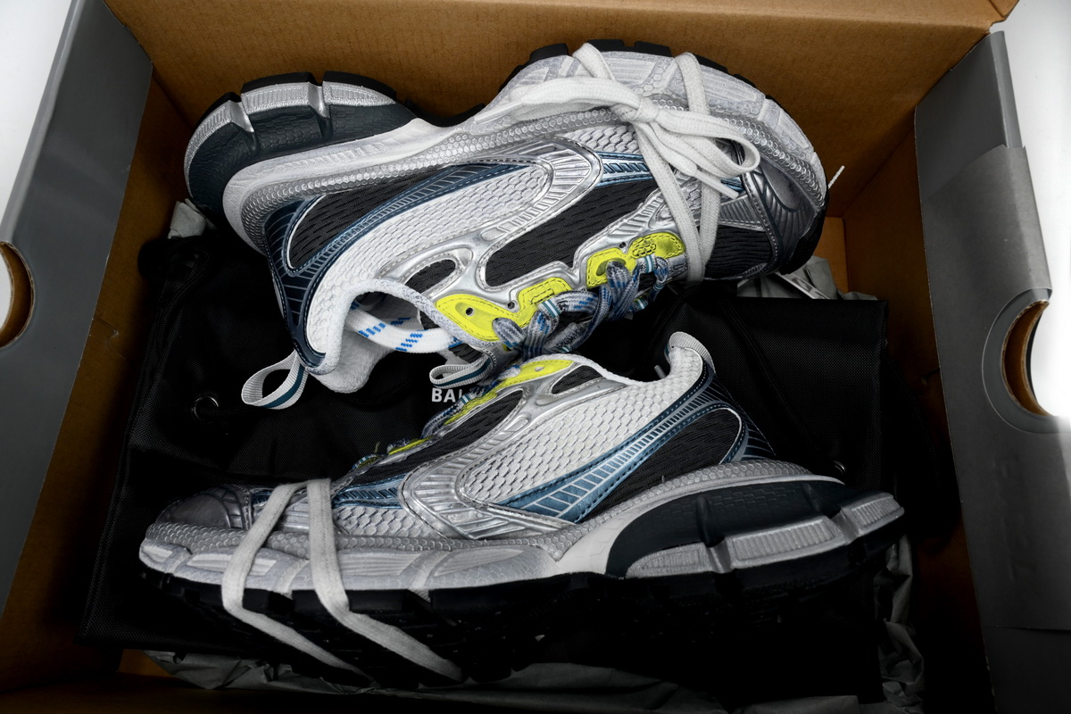 Balenciaga 3XL White Silver Black Blue 734731 W3XL5 9047