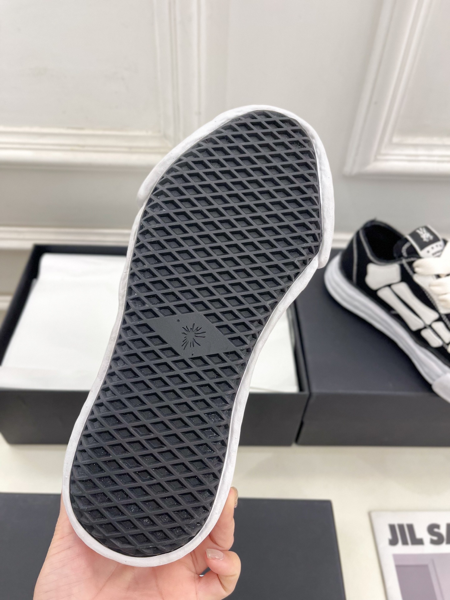 AMIRI MMY Bones x Maison MIHARA YASUHIRO Black AMFOSR1076-001 / C13FW701-BLK