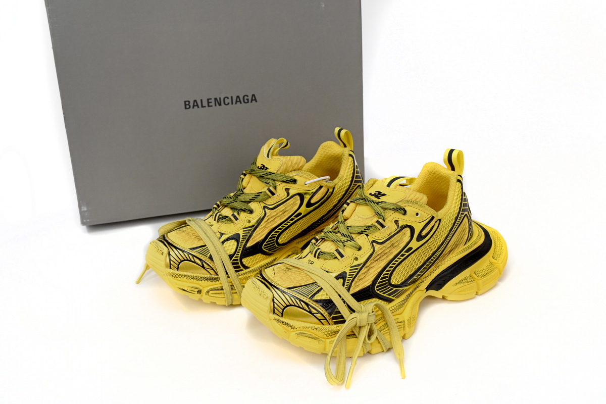Balenciaga 3XL Yellow Black 734733 W3XL2 7010