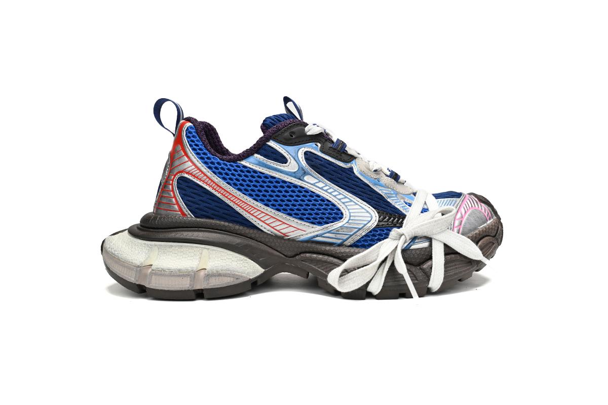 Balenciaga 3XL Silver Red and Blue 542229 W1RB5 0513