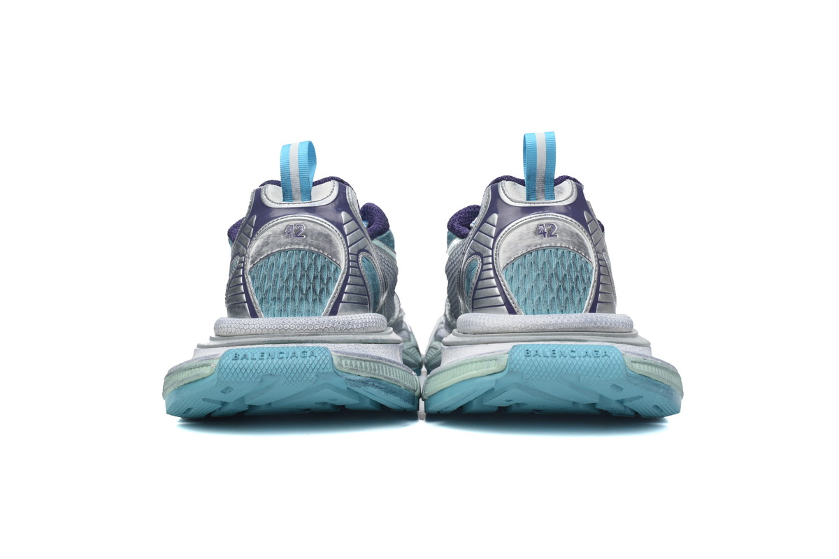 Balenciaga 3XL White Silver Blue 734734 W3XL5 4095