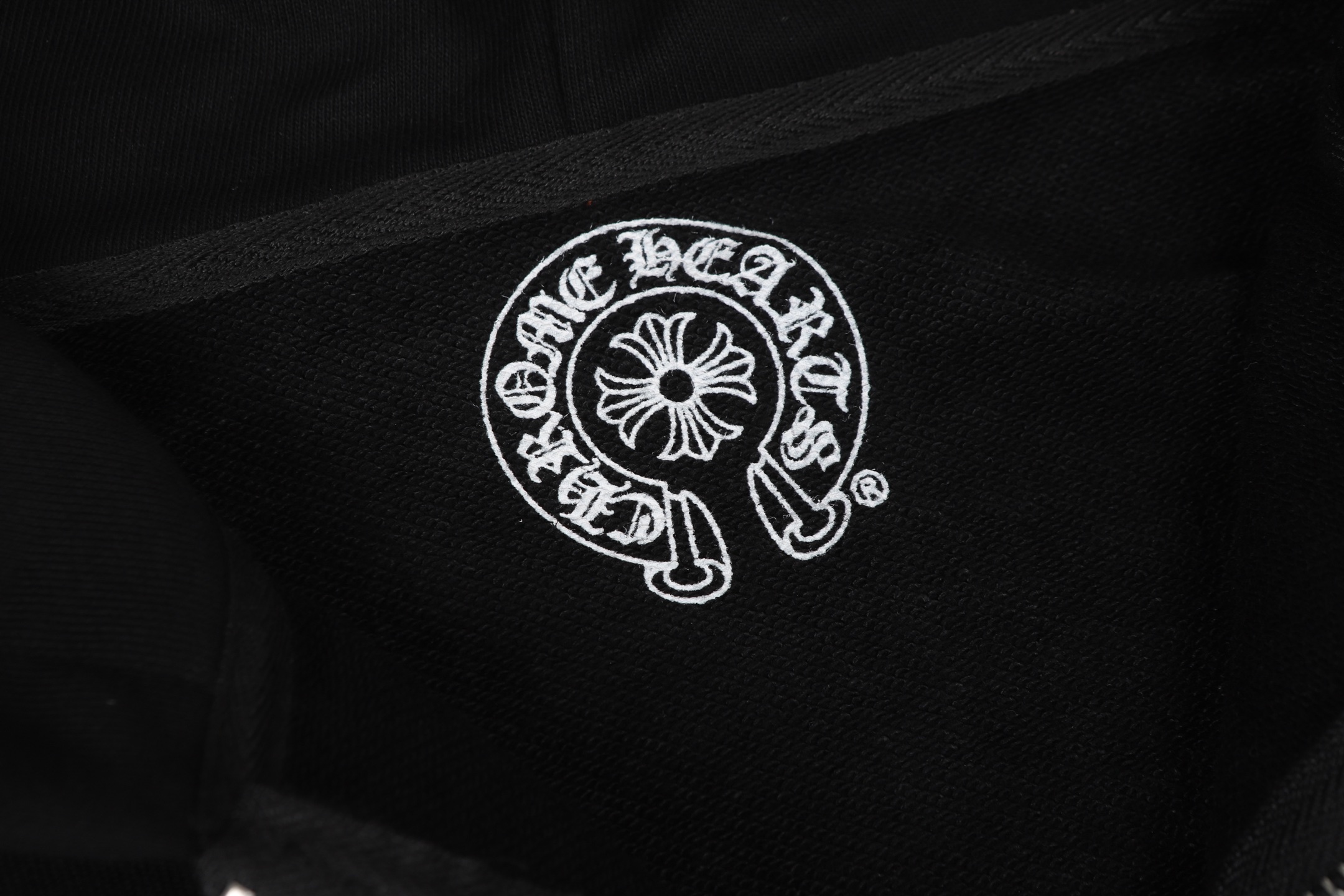 Chrome Heart black Zip Up Hoodie